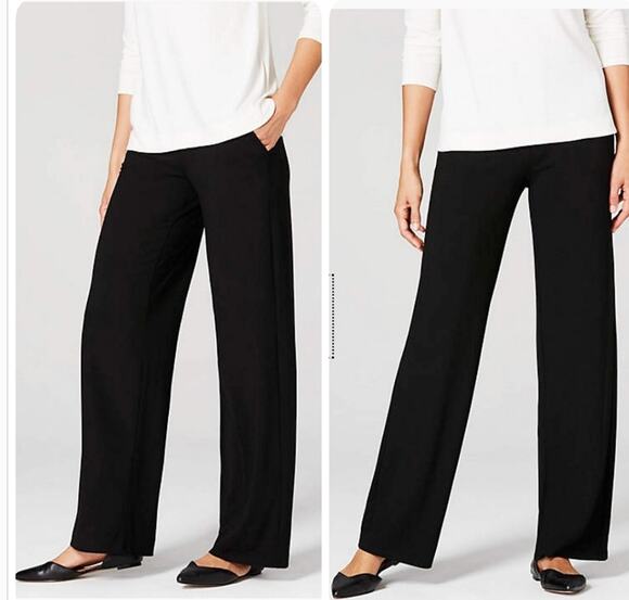 J. Jill Pants - J. Jill Wearever Full Leg Pant Black Plus Size 2X
